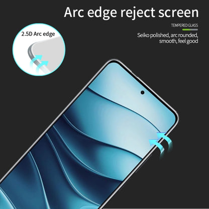 For Xiaomi Redmi Note 14 5G PINWUYO 9H 2.5D Full Screen Tempered Glass Film(Black) - Note 14 Tempered Glass by PINWUYO | Online Shopping South Africa | PMC Jewellery | Buy Now Pay Later Mobicred