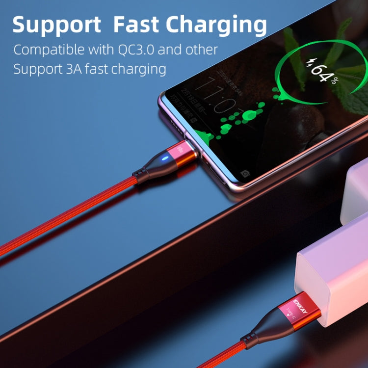 ENKAY 6-in-1 PD60W USB-A / Type-C to Type-C / 8 Pin / Micro USB Magnetic Fast Charging Cable, Cable Length:2m(Black) - Charging Cable & Head by ENKAY | Online Shopping South Africa | PMC Jewellery | Buy Now Pay Later Mobicred