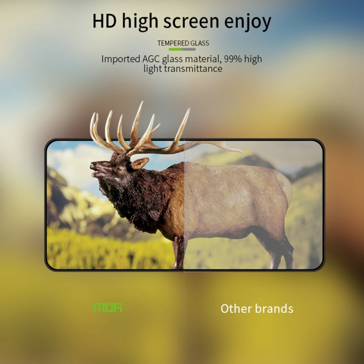 For Huawei Nova 12 MOFI 9H 3D Explosion-proof Curved Screen Tempered Glass Film(Black) - Huawei Tempered Glass by MOFI | Online Shopping South Africa | PMC TechLife