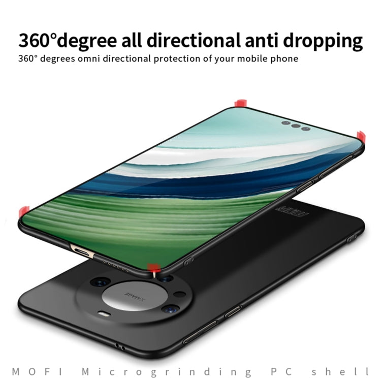 For Huawei Mate 60 Pro MOFI Micro-Frosted PC Ultra-thin Hard Phone Case(Black) - Huawei Cases by MOFI | Online Shopping South Africa | PMC TechLife | Buy Now Pay Later Mobicred