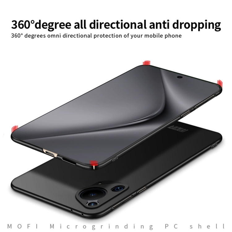 For Huawei Pura 70 Ultra / P70 Art MOFI Micro-Frosted PC Ultra-thin Hard Phone Case(Black) - Huawei Cases by MOFI | Online Shopping South Africa | PMC Jewellery | Buy Now Pay Later Mobicred