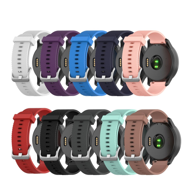 For Huawei Watch 4 Pro 22mm Diamond Textured Silicone Watch Band(Dark Grey) - Watch Bands by PMC TechLife | Online Shopping South Africa | PMC TechLife