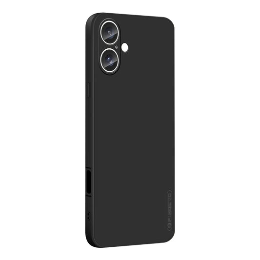 For iPhone 16 PINWUYO Sense Series Liquid Silicone TPU Phone Case(Black) - iPhone 16 Cases by PINWUYO | Online Shopping South Africa | PMC Jewellery | Buy Now Pay Later Mobicred