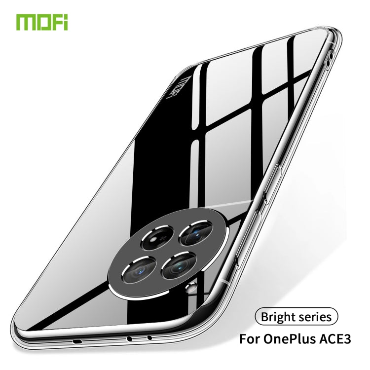 For OnePlus Ace 3 MOFI Ming Series Transparent Ultra-thin TPU Phone Case(Transparent) - OnePlus Cases by MOFI | Online Shopping South Africa | PMC Jewellery