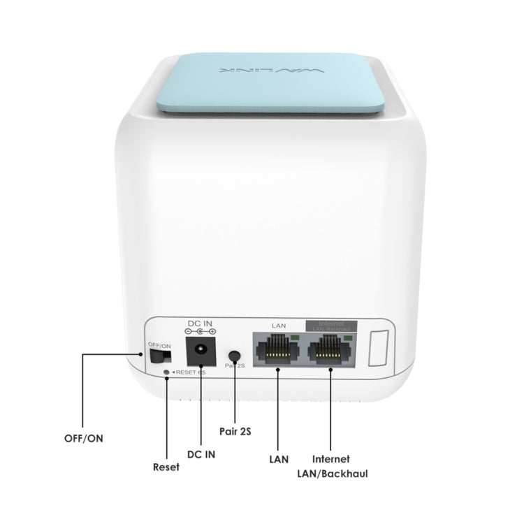 WAVLINK WN535M1 WiFi Wireless Routers 11AC AC1200 Mesh Wireless Repeater Signal Extender, Plug:AU Plug - Wireless Routers by WAVLINK | Online Shopping South Africa | PMC Jewellery | Buy Now Pay Later Mobicred