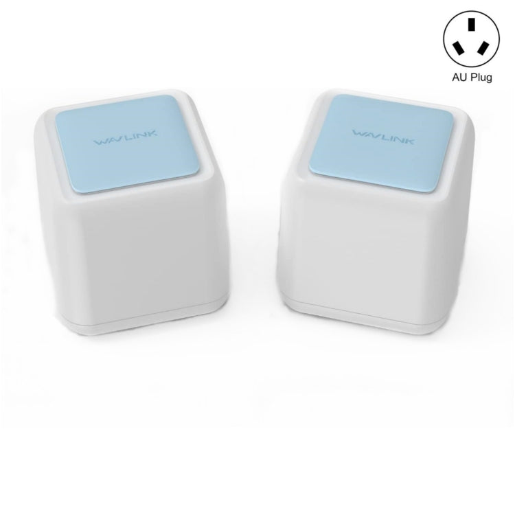 WAVLINK WN535M2 For Home Office 2pcs Mesh Wireless Router AC1200 Dual Band WiFi Signal Booster, Plug:AU Plug - Wireless Routers by WAVLINK | Online Shopping South Africa | PMC Jewellery | Buy Now Pay Later Mobicred