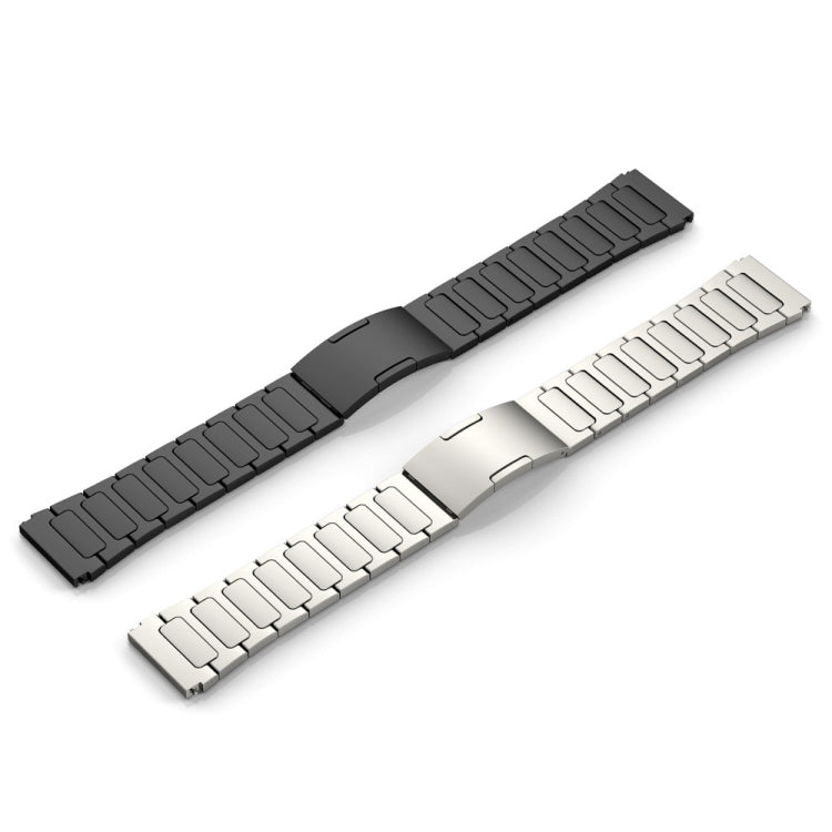 For Garmin Forerunner 255 Music 22mm I-Shaped Titanium Alloy Watch Band(Sliver) - Watch Bands by PMC Jewellery | Online Shopping South Africa | PMC Jewellery