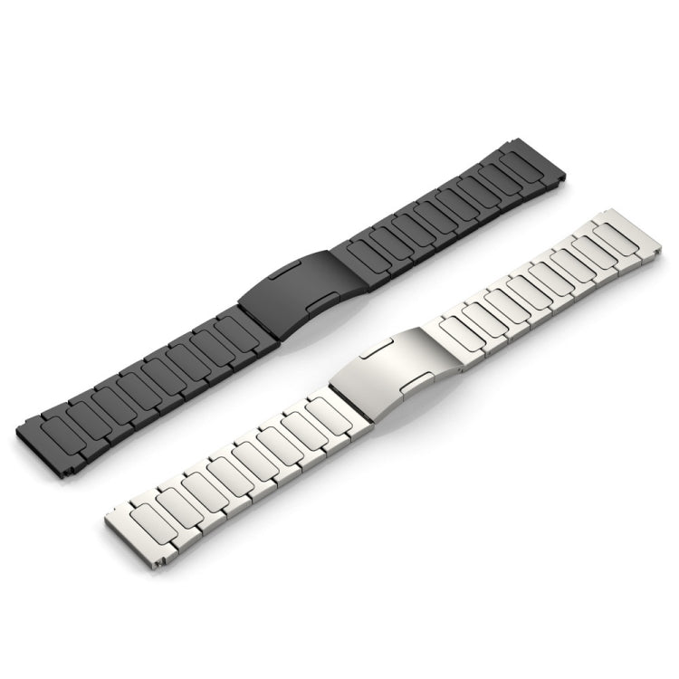 For Garmin Forerunner 255 22mm I-Shaped Titanium Alloy Watch Band(Sliver) - Watch Bands by PMC TechLife | Online Shopping South Africa | PMC TechLife