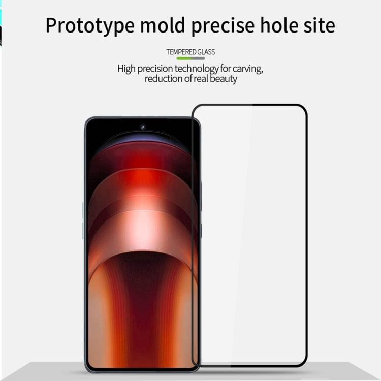 For vivo iQOO Neo9 / Neo9 Pro PINWUYO 9H 2.5D Full Screen Tempered Glass Film(Black) - iQOO Neo9 Tempered Glass by PINWUYO | Online Shopping South Africa | PMC Jewellery | Buy Now Pay Later Mobicred