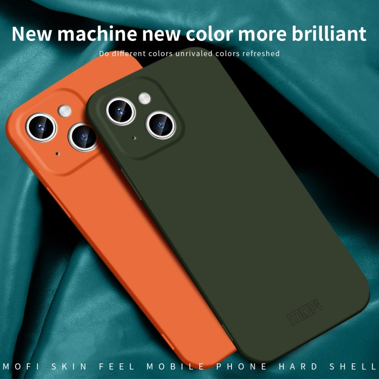 For iPhone 14 MOFI Qin Series Skin Feel All-inclusive PC Phone Case(Black) - iPhone 14 Cases by MOFI | Online Shopping South Africa | PMC TechLife