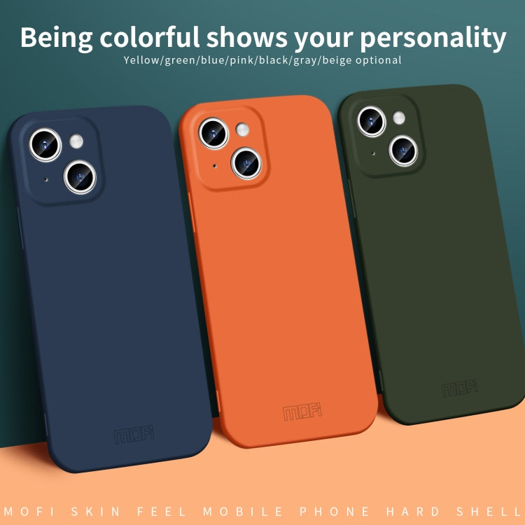 For iPhone 14 MOFI Qin Series Skin Feel All-inclusive PC Phone Case(Black) - iPhone 14 Cases by MOFI | Online Shopping South Africa | PMC TechLife