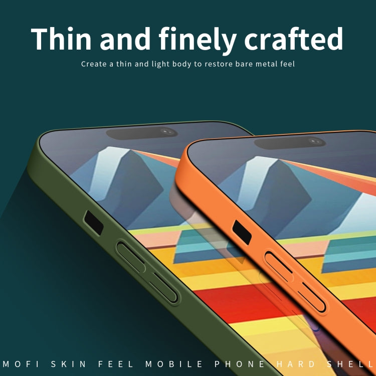 For iPhone 14 Pro Max MOFI Qin Series Skin Feel All-inclusive PC Phone Case(Blue) - iPhone 14 Pro Max Cases by MOFI | Online Shopping South Africa | PMC TechLife | Buy Now Pay Later Mobicred