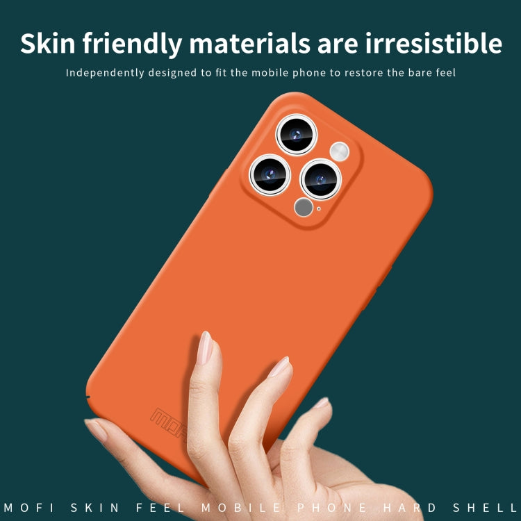 For iPhone 14 Pro Max MOFI Qin Series Skin Feel All-inclusive PC Phone Case(Green) - iPhone 14 Pro Max Cases by MOFI | Online Shopping South Africa | PMC TechLife | Buy Now Pay Later Mobicred