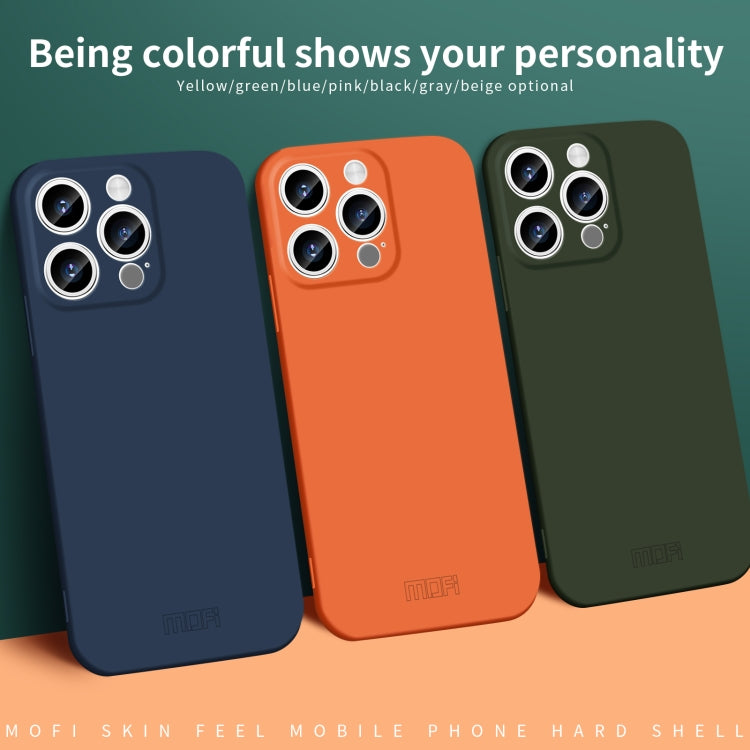 For iPhone 14 Pro MOFI Qin Series Skin Feel All-inclusive PC Phone Case(Blue) - iPhone 14 Pro Cases by MOFI | Online Shopping South Africa | PMC TechLife | Buy Now Pay Later Mobicred