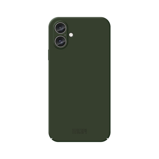 For iPhone 16 Plus MOFI Qin Series Skin Feel All-inclusive PC Phone Case(Green) - iPhone 16 Plus Cases by MOFI | Online Shopping South Africa | PMC Jewellery | Buy Now Pay Later Mobicred