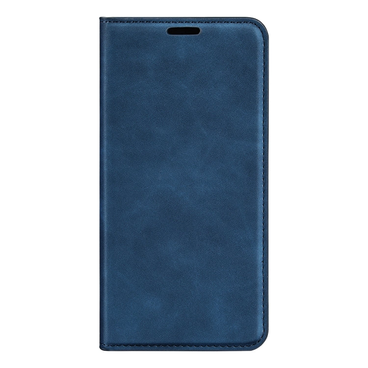 For Xiaomi Redmi K70 Retro-skin Magnetic Suction Leather Phone Case(Dark Blue) - K70 Cases by PMC Jewellery | Online Shopping South Africa | PMC Jewellery | Buy Now Pay Later Mobicred