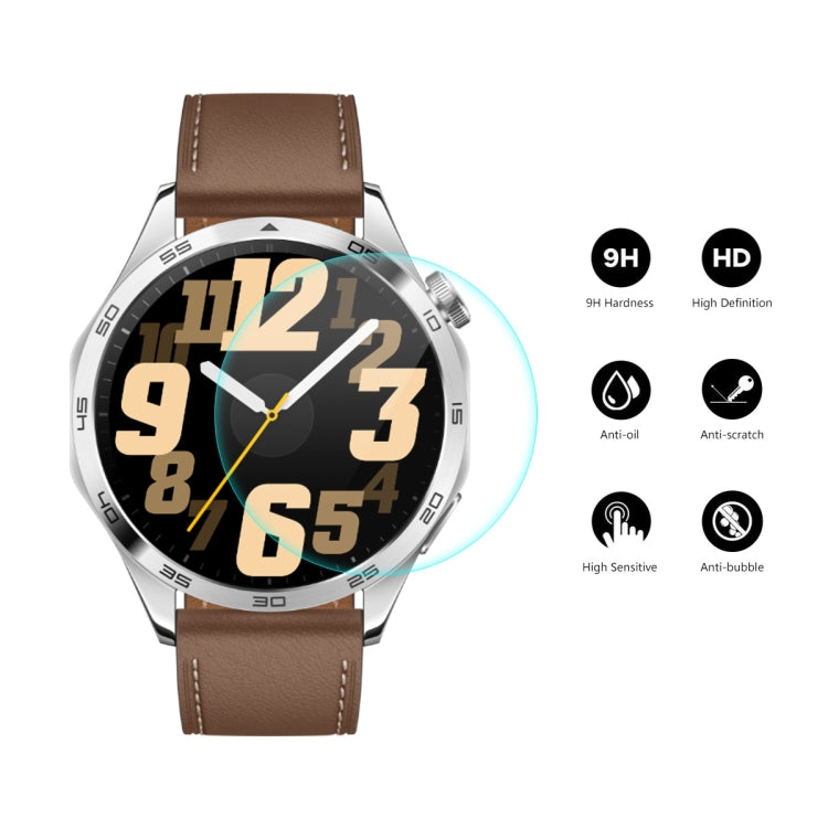 For Huawei Watch GT 4 46mm 10pcs ENKAY Hat-Prince 0.2mm 9H Tempered Glass Screen Protector Watch Film - Screen Protector by ENKAY | Online Shopping South Africa | PMC Jewellery