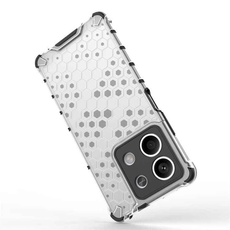 For Redmi Note 13 Shockproof Honeycomb Phone Case(Blue) - Note 13 Cases by PMC TechLife | Online Shopping South Africa | PMC TechLife | Buy Now Pay Later Mobicred