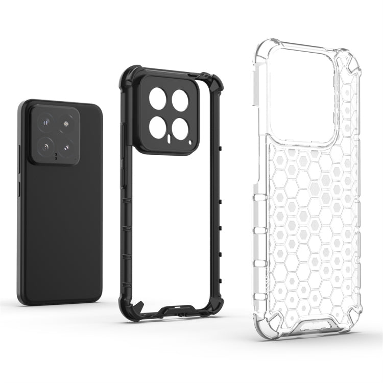 For Xiaomi 14 Shockproof Honeycomb Phone Case(Red) - free shipping - PMC TechLife - Order now!