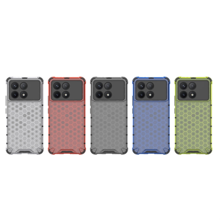 For Redmi K70 Shockproof Honeycomb Phone Case(White) - Xiaomi Cases by PMC TechLife | Online Shopping South Africa | PMC TechLife | Buy Now Pay Later Mobicred