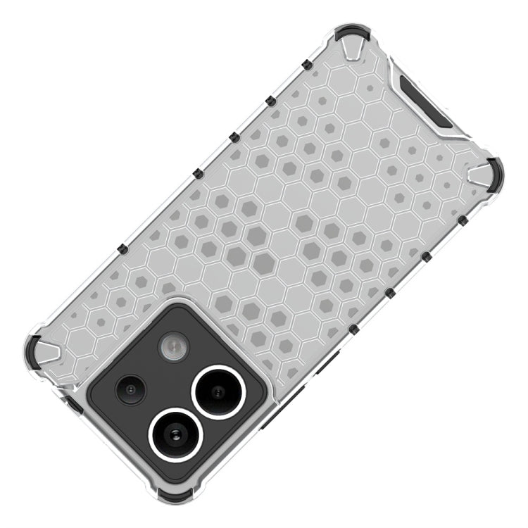 For Xiaomi Poco X6 Shockproof Honeycomb Phone Case(Blue) - Xiaomi Cases by PMC TechLife | Online Shopping South Africa | PMC TechLife | Buy Now Pay Later Mobicred