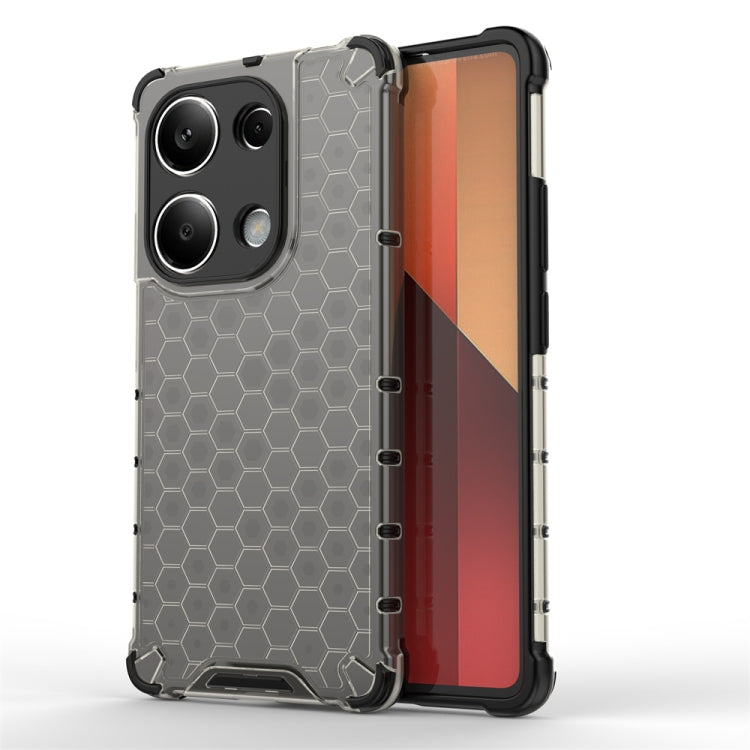 For Redmi Note 13 Pro 4G Shockproof Honeycomb Phone Case(Black) - Note 13 Pro Cases by PMC Jewellery | Online Shopping South Africa | PMC Jewellery | Buy Now Pay Later Mobicred