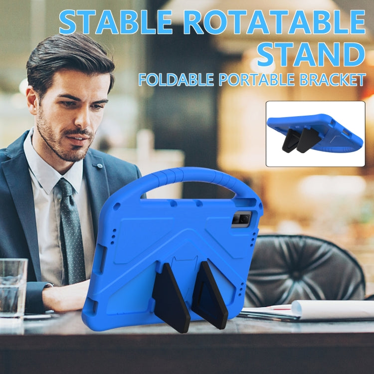For Lenovo Tab M10 5G 2023 EVA Shockproof Tablet Case with Holder(Blue) - Lenovo by PMC TechLife | Online Shopping South Africa | PMC TechLife | Buy Now Pay Later Mobicred