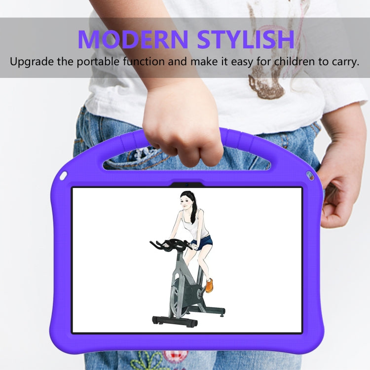 For Lenovo Tab M10 5G 2023 EVA Shockproof Tablet Case with Holder(Purple) - Lenovo by PMC TechLife | Online Shopping South Africa | PMC TechLife | Buy Now Pay Later Mobicred