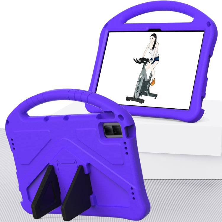 For Lenovo Tab M10 5G 2023 EVA Shockproof Tablet Case with Holder(Purple) - Lenovo by PMC TechLife | Online Shopping South Africa | PMC TechLife | Buy Now Pay Later Mobicred