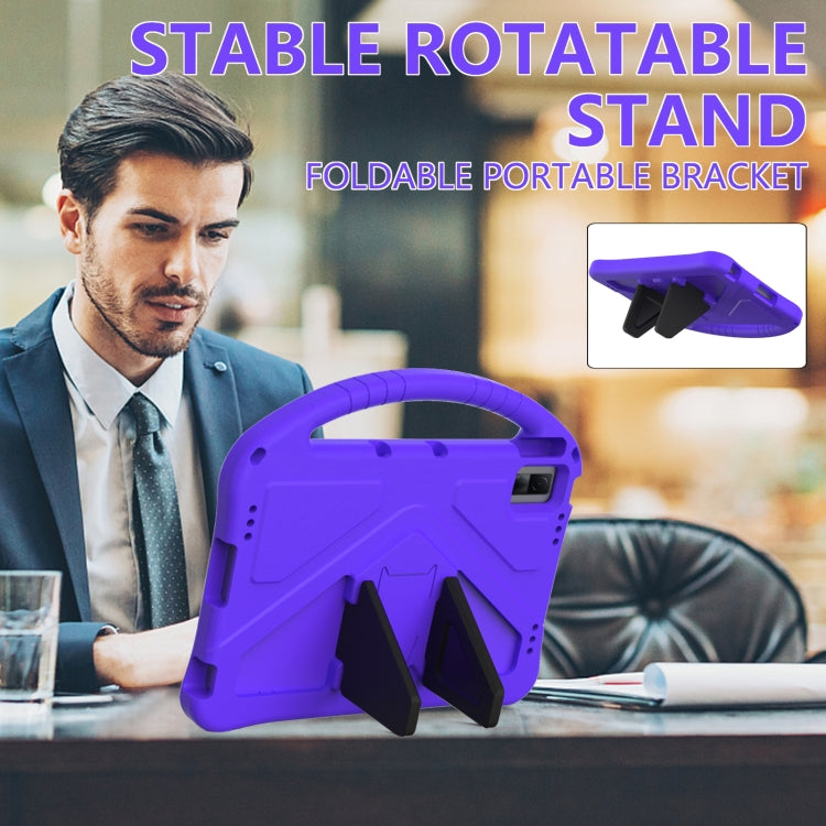 For Lenovo Tab M10 5G 2023 EVA Shockproof Tablet Case with Holder(Purple) - Lenovo by PMC TechLife | Online Shopping South Africa | PMC TechLife | Buy Now Pay Later Mobicred