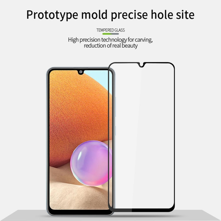 For Samsung Galaxy A15 MOFI 9H 2.5D Full Screen Tempered Glass Film(Black) - Galaxy Tempered Glass by MOFI | Online Shopping South Africa | PMC Jewellery