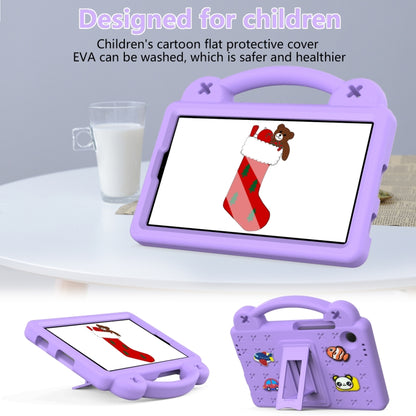 For Samsung Galaxy Tab A9 Handle Kickstand Children EVA Shockproof Tablet Case(Light Purple) - Galaxy Tab A9 by PMC Jewellery | Online Shopping South Africa | PMC Jewellery