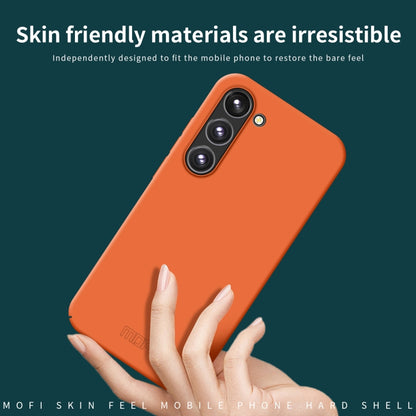 For Samsung Galaxy S23+ 5G MOFI Qin Series Skin Feel All-inclusive PC Phone Case(Orange) - Galaxy Phone Cases by MOFI | Online Shopping South Africa | PMC Jewellery