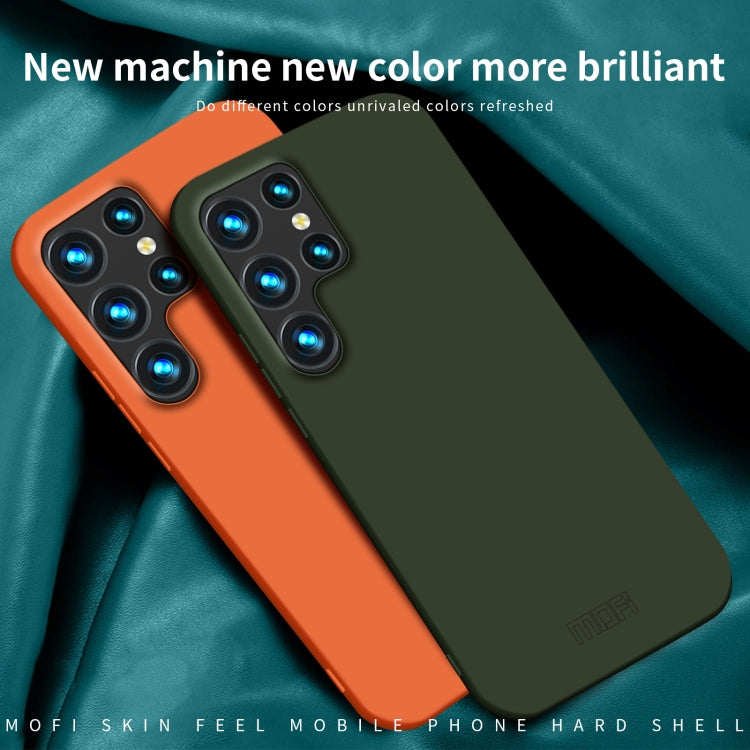 For Samsung Galaxy S24 Ultra 5G MOFI Qin Series Skin Feel All-inclusive PC Phone Case(Orange) - Galaxy S24 Ultra 5G Cases by MOFI | Online Shopping South Africa | PMC Jewellery