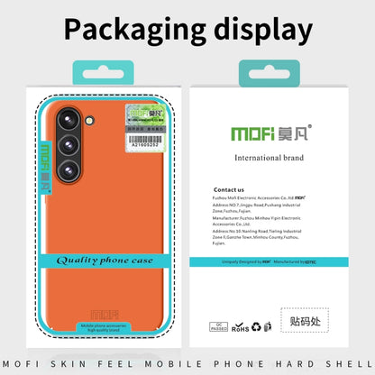 For Samsung Galaxy S23 5G MOFI Qin Series Skin Feel All-inclusive PC Phone Case(Orange) - Galaxy S23 5G Cases by MOFI | Online Shopping South Africa | PMC Jewellery