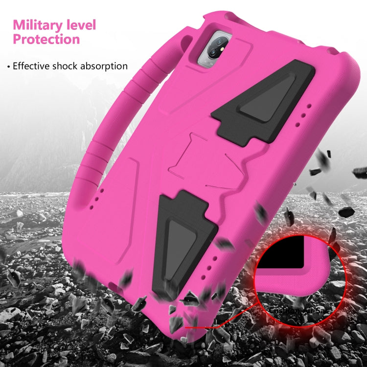 For Teclast P40HD 2022 / P40S 2023 EVA Shockproof Tablet Case with Holder(Rose Red) - Teclast by PMC TechLife | Online Shopping South Africa | PMC TechLife | Buy Now Pay Later Mobicred