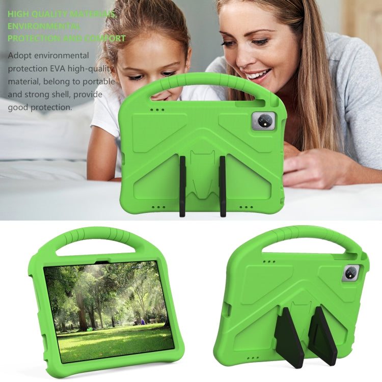 For Blackview OSCAL Pad 60 2022 EVA Shockproof Tablet Case with Holder(Green) - Others by PMC TechLife | Online Shopping South Africa | PMC TechLife | Buy Now Pay Later Mobicred