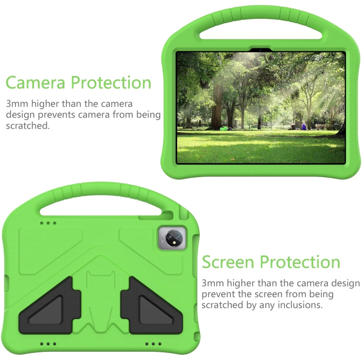 For Blackview OSCAL Pad 60 2022 EVA Shockproof Tablet Case with Holder(Green) - Others by PMC TechLife | Online Shopping South Africa | PMC TechLife | Buy Now Pay Later Mobicred