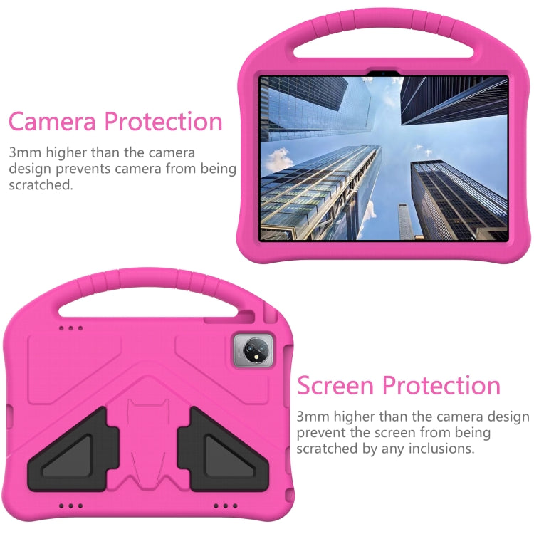 For Blackview Tab 8 2020 EVA Shockproof Tablet Case with Holder(Rose Red) - Others by PMC TechLife | Online Shopping South Africa | PMC TechLife
