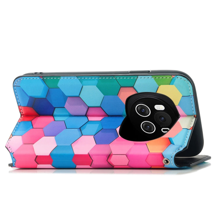 For Honor Magic6 Pro CaseNeo Colorful Magnetic Leather Phone Case(Colorful Cube) - Honor Cases by PMC Jewellery | Online Shopping South Africa | PMC Jewellery | Buy Now Pay Later Mobicred