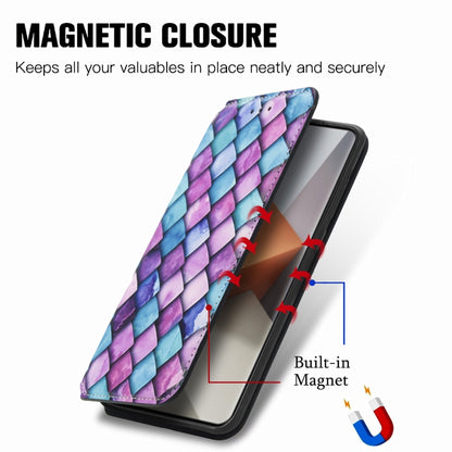 For Xiaomi Redmi Note 13 Pro+ CaseNeo Colorful Magnetic Leather Phone Case(Purple Scales) - Note 13 Pro+ Cases by PMC Jewellery | Online Shopping South Africa | PMC Jewellery | Buy Now Pay Later Mobicred