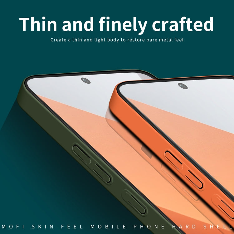 For Xiaomi Redmi Note 13 Pro+ MOFI Qin Series Skin Feel All-inclusive PC Phone Case(Orange) - Note 13 Pro+ Cases by MOFI | Online Shopping South Africa | PMC Jewellery