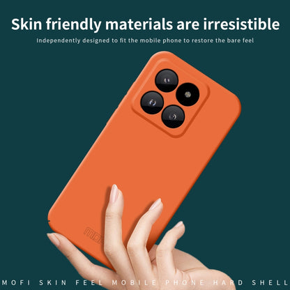 For Xiaomi 14 Pro MOFI Qin Series Skin Feel All-inclusive PC Phone Case(Blue) - 14 Pro Cases by MOFI | Online Shopping South Africa | PMC Jewellery