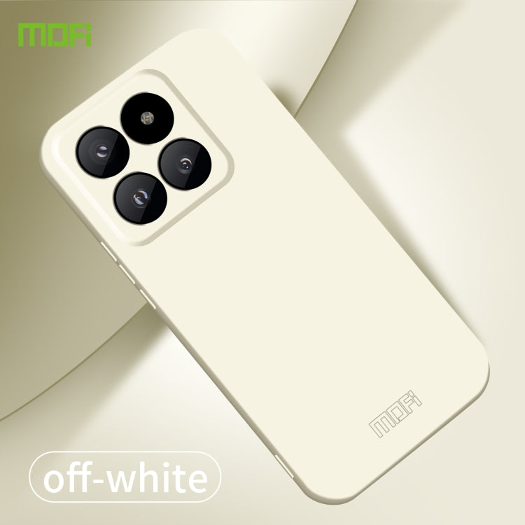 For Xiaomi 14 Pro MOFI Qin Series Skin Feel All-inclusive PC Phone Case(Beige) - 14 Pro Cases by MOFI | Online Shopping South Africa | PMC Jewellery