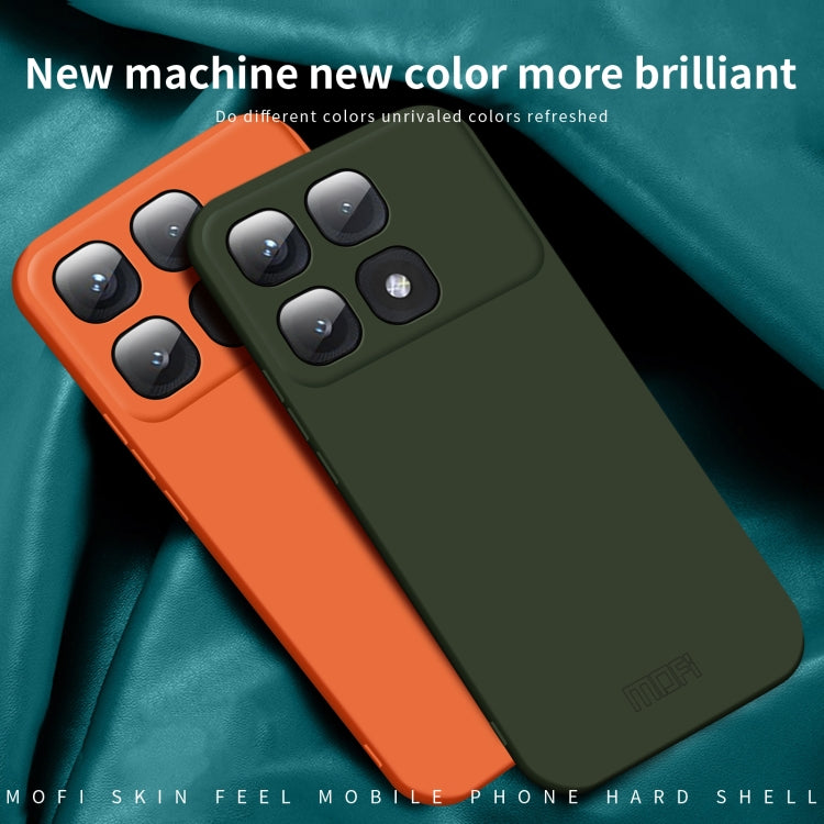 For Xiaomi Redmi K70 Ultra MOFI Qin Series Skin Feel All-inclusive PC Phone Case(Orange) - Xiaomi Cases by MOFI | Online Shopping South Africa | PMC Jewellery | Buy Now Pay Later Mobicred