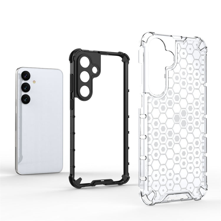 For Samsung Galaxy S24+ 5G Shockproof Honeycomb Phone Case(Black) - Galaxy S24+ 5G Cases by PMC TechLife | Online Shopping South Africa | PMC TechLife