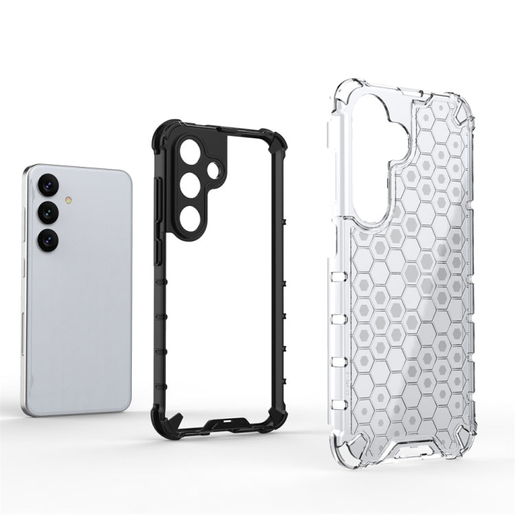 For Samsung Galaxy S24 5G Shockproof Honeycomb Phone Case(Red) - Galaxy S24 5G Cases by PMC TechLife | Online Shopping South Africa | PMC TechLife