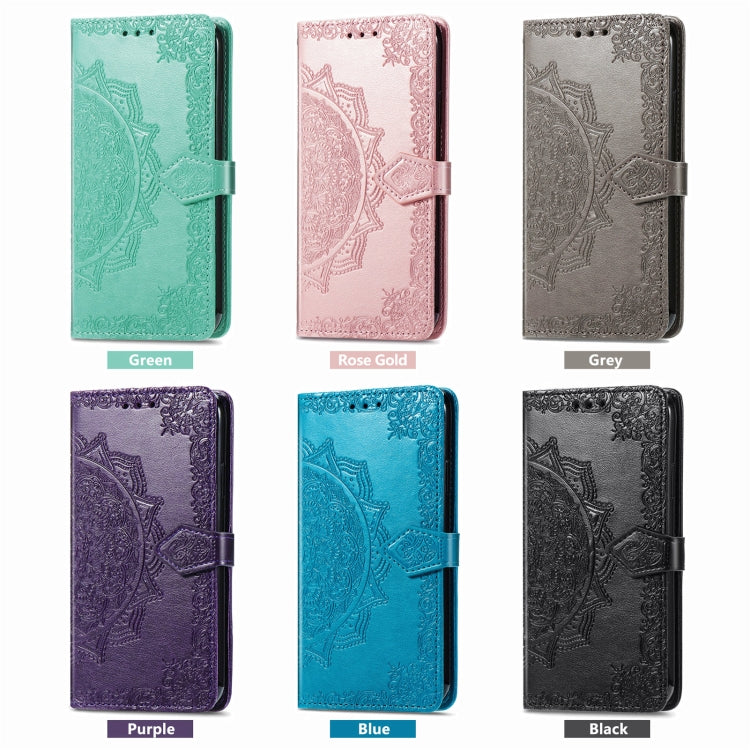 For Blackview A200 Pro Mandala Flower Embossed Leather Phone Case(Rose Gold) - More Brand by PMC TechLife | Online Shopping South Africa | PMC TechLife
