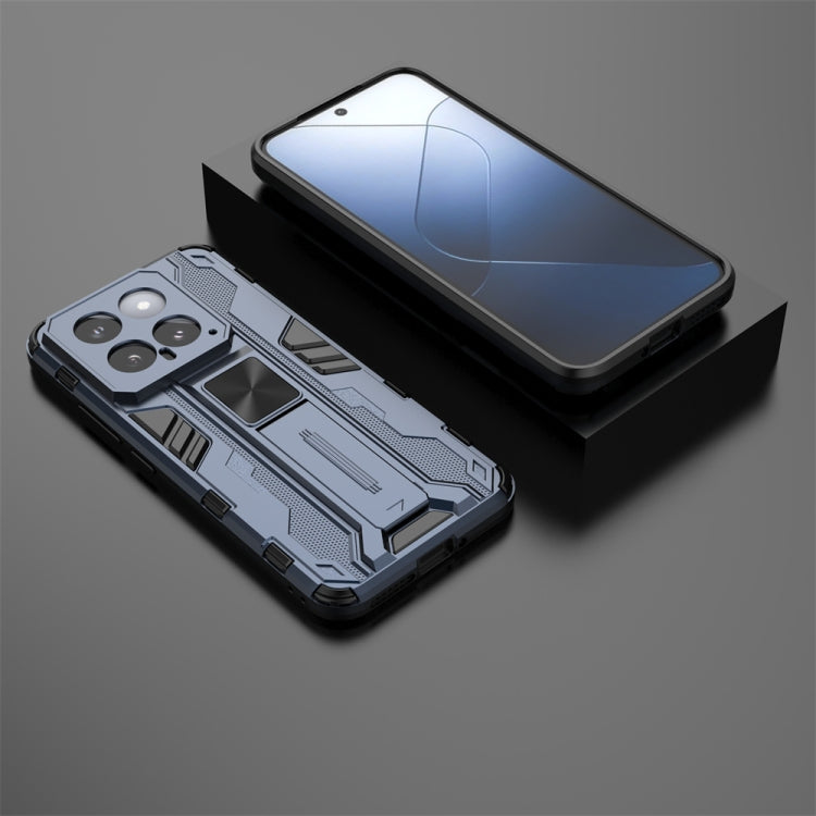 For Xiaomi 14 Supersonic Armor PC Hybrid TPU Phone Case(Blue) - 14 Cases by PMC TechLife | Online Shopping South Africa | PMC TechLife