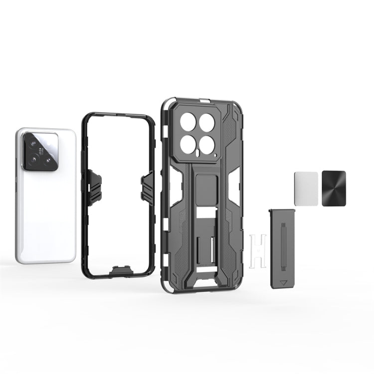 For Xiaomi 14 Supersonic Armor PC Hybrid TPU Phone Case(Grey) - 14 Cases by PMC TechLife | Online Shopping South Africa | PMC TechLife | Buy Now Pay Later Mobicred